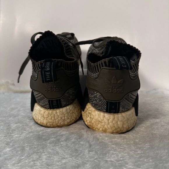 Adidas Green and Black Sneakers with Knit Upper 🖤🌴 - Picture 3 of 10